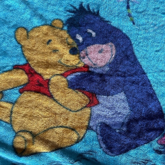 Vintage Disney Baby Multicolor Plush Blanket - Picture 2 of 4